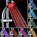AMC 7 Colors Changing LED Shower Head Light Shower Faucet Bathroom,Single Color