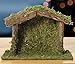 BANBERRY DESIGNS Wood Nativity Stable Creche 4 x 5.5 Inch