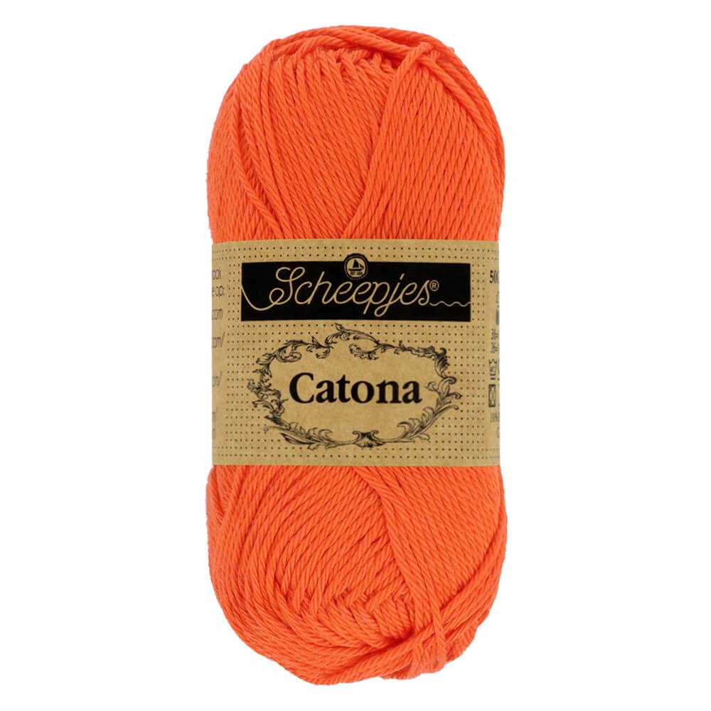 Scheepjes - Scheepjes Catona 189 Royal Orange Yarn - 1x10g
