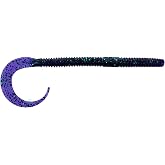 Yamamoto 10'' Ichi Worm Floater/Purple W/Emerald Flake (6 Pack)