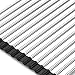 Roll Up Dish Drying Rack in Sink Stainless Steel Kitchen Folding Rack Over Sink Dish Drainer16.9’’(L) x10.2’’(W)