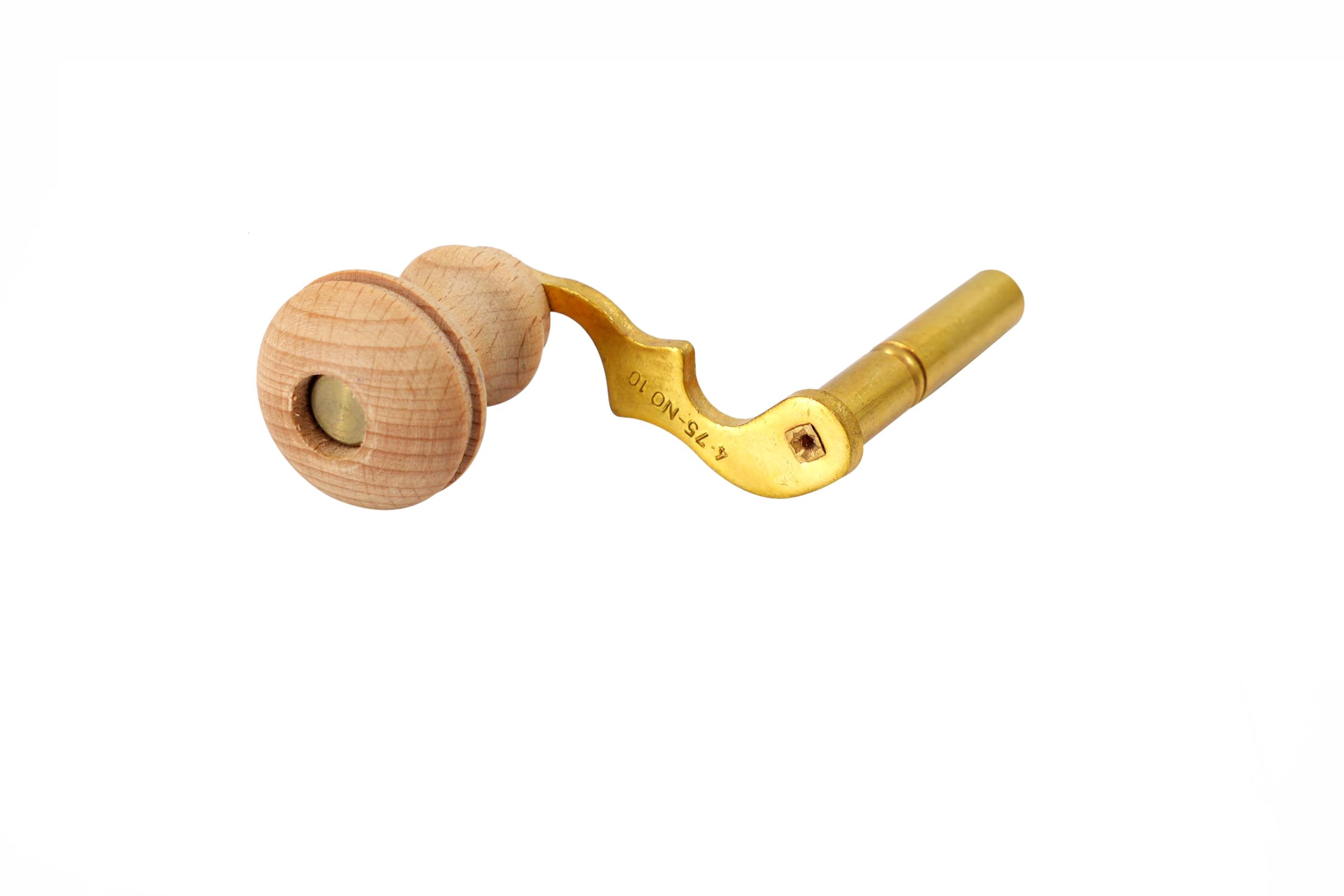 Photo 1 of Modern Grandfather Clock Winding Key Crank Winder Mainspring Key Clock Winding Tool Brass Made (Key No. 10-4.75mm I.D.)