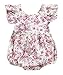 SEVEN YOUNG Newborn Baby Girls Floral Print Backless Romper Infant Kids Jumpsuit Outfit Playsuit Clothes