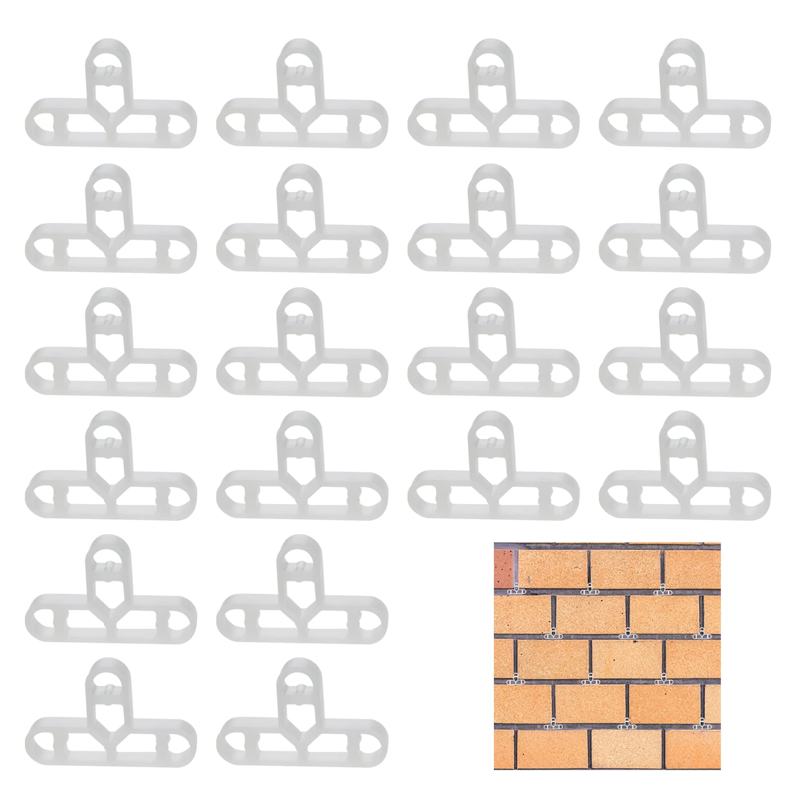 Nothers Gzhaimai Pack of 200 Joint Crosses 10mm Tile Layers Spacers T Joints for Tile Cutting and Spacing Adjustment