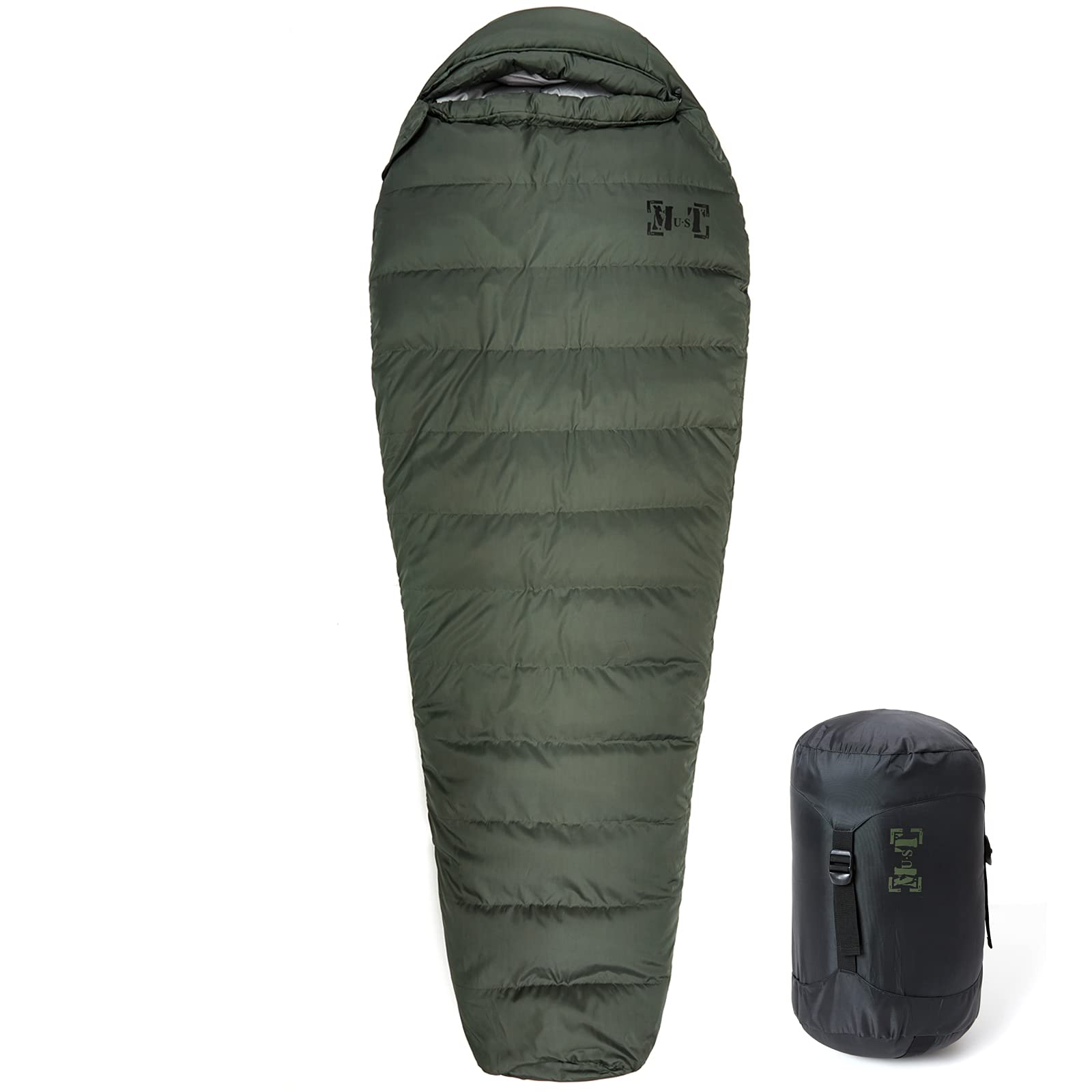 ⁣Akmax.cn Military Down Mummy Sleeping Bag for