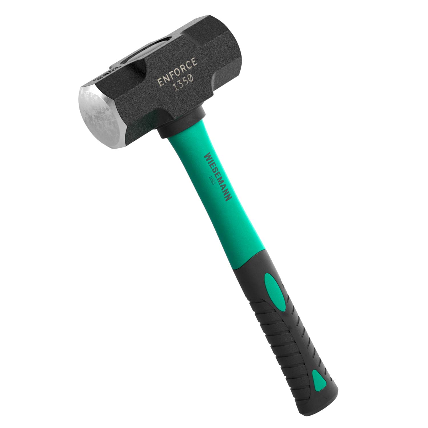 Extra Large Club Hammer 3 LB/ 1350 Grams with 2K fibreglass Handle from WIESEMANN 1893 | Enforce Series | Forged and Induction Hardened Hammer Head | 81253
