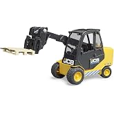 Bruder - JCB Teletruk with Pallet (02512) - for Ages (4) and Up - Compatible with bworld Figures