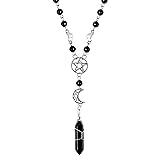 Sacina Gothic Crescent Moon Choker Necklace, Moon