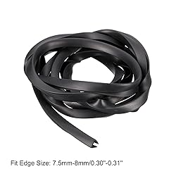 uxcell U Channel Edge Trim, 8.2ft Length Rubber