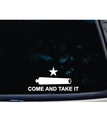 Come And Take It Con Alambre De Púas Y Lonestar - Calcomanía De Vinilo Troquelado De 8 X 3 34 Pulgadas Para Ventanas Automoviles Jdm Camiones