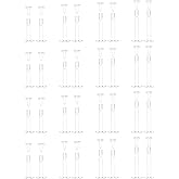 Prjndjw 16G 6-12mm Clear Earrings for Sports,Work,School,Surgery,MRI - Flat Push-In Plastic Clear Piercing Retainers Jewelry Labret Studs for Ears,Cartilage/Helix/Tragus/Lip/Medusa/Monroe