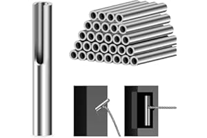 Gyykzz 30Pack 1/8" Invisible Cable Railing Kit Terminal Toggle Anchor Angle, T316 Stainless Steel Adjustable Cable Railing Hardware Invisible Tensioner for Metal Railing Corner Post and Wall Post