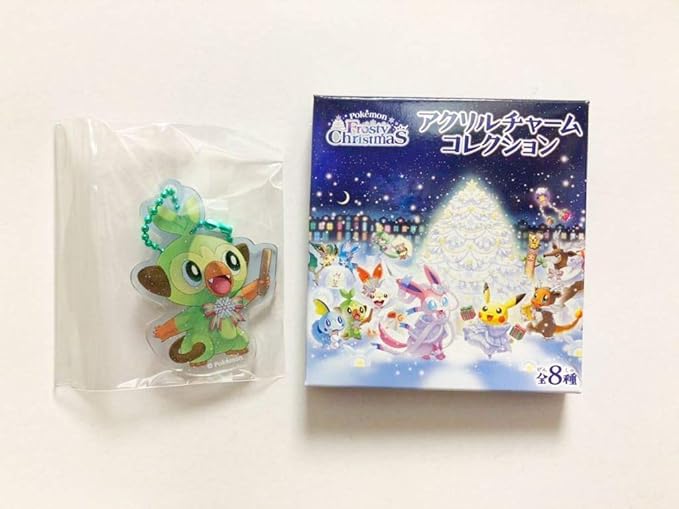 Amazon Co Jp サルノリ アクリルチャーム コレクション クリスマス ポケモンセンター Frosty Christmas キーホルダー Hobby