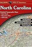 Front cover for the book North Carolina Atlas & Gazetteer by DeLorme Publishing