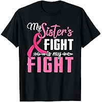 My Wife's Fight Is My Fight - Breast Cancer Awareness Long Sleeve Shirt