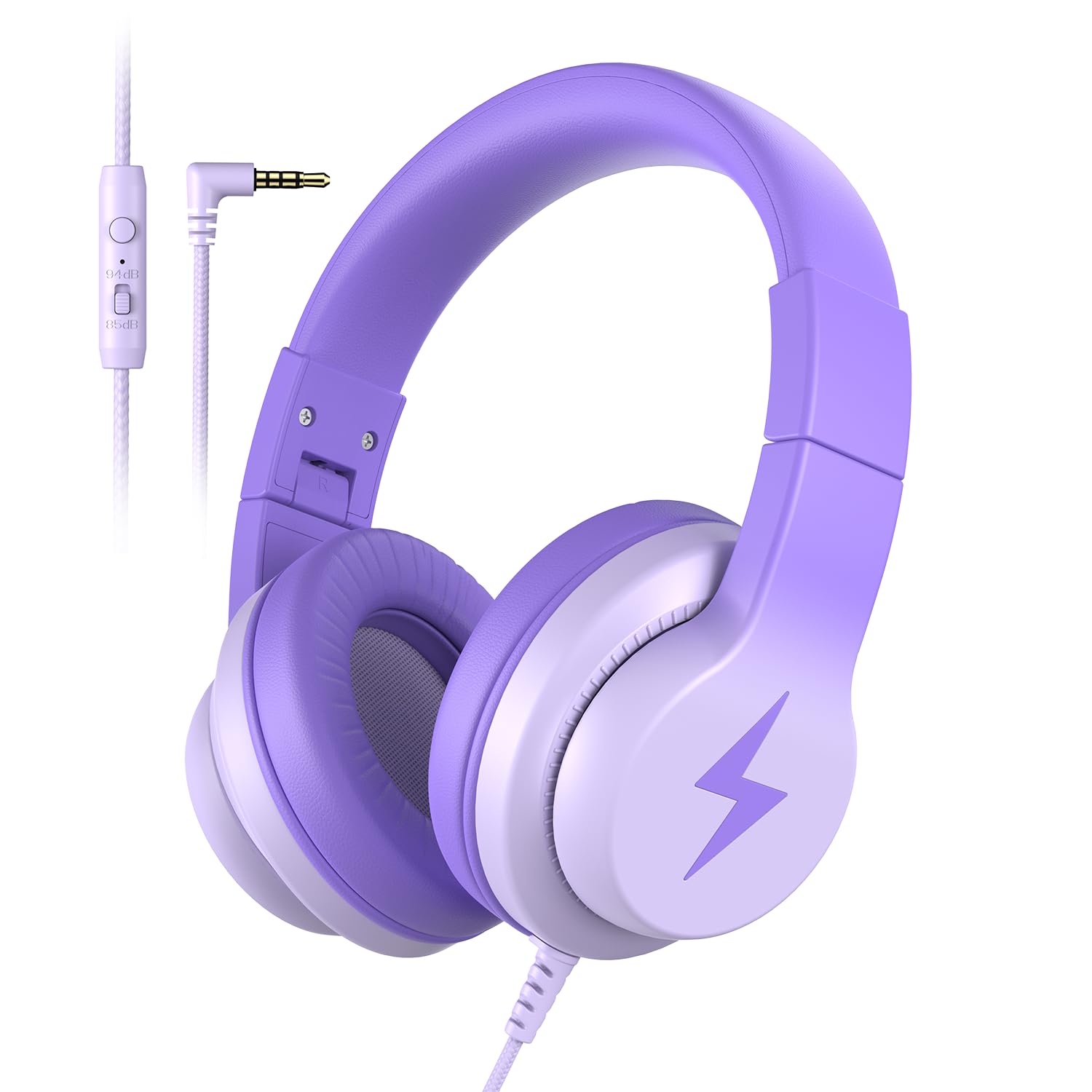 Candy Bila Wired Kids Headphones for School, Over-Ear for Boys Girls