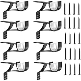Anndason No Drilling Curtain Rod Brackets No Drill Curtain Rod Holders Curtain Rod Brackets Without Drilling Curtain Rod Hook
