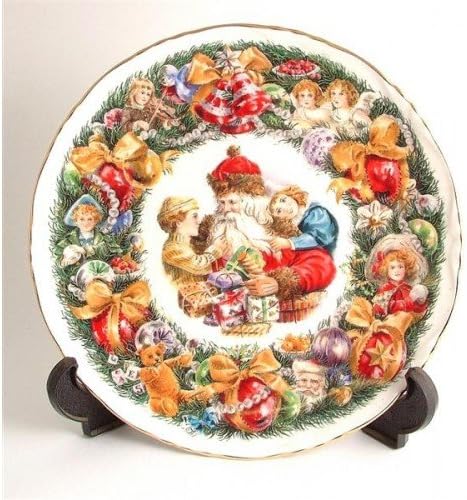 ROYAL ALBERT christmas plate 1998 - CHRISTMAS GARLAND -BNIB -UK MADE - RETIRED