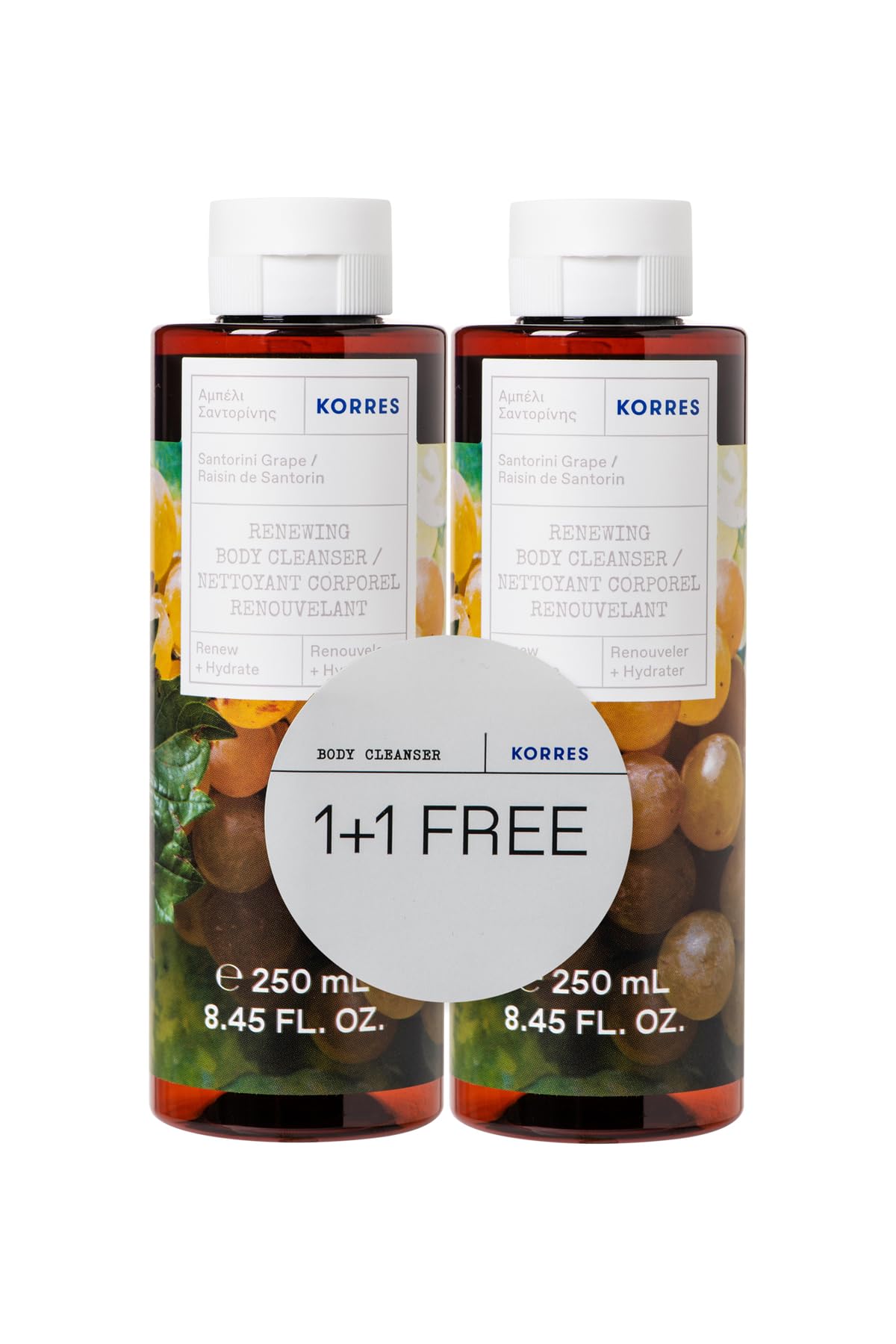 Korres Santorini Grape Body Cleanser Set