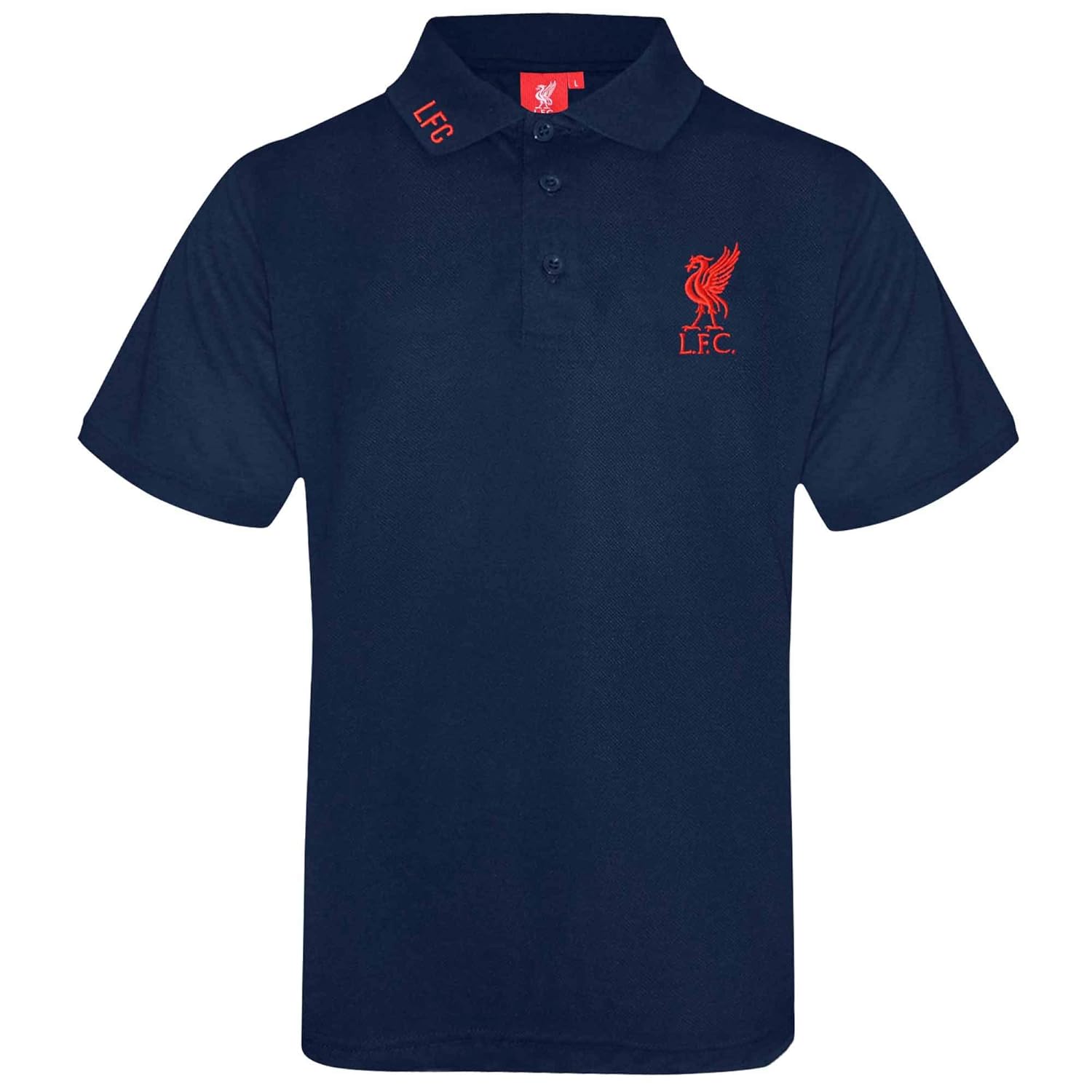 L.F.C Official Liverpool FC Crest Leisure Polo Shirt (Adult Sizes S to