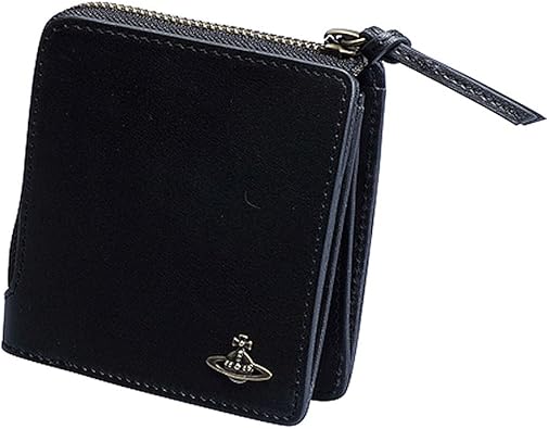 Amazon ヴィヴィアンウエストウッド メンズ 財布 New Man Zip 二つ折り財布 ブラック ブラック ラウンドファスナー 純正化粧箱 オーブ 札入れ ウォレット ヴィヴィアン ウェストウッド Vivienne Westwood 財布