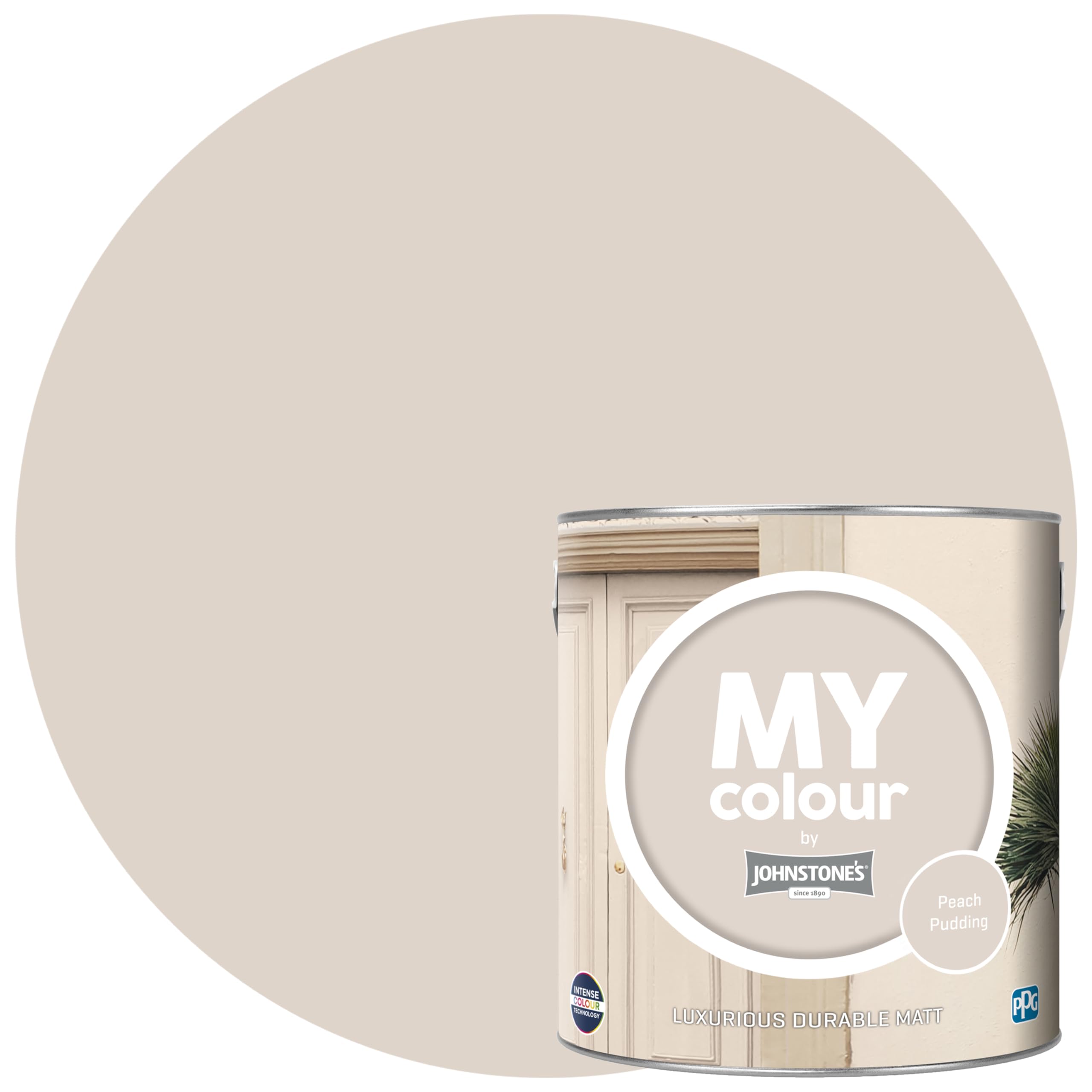 MY colour by Johnstone's - Luxurious Durable Matt - Peach Pudding - Colour Intense Technology - 2.5L