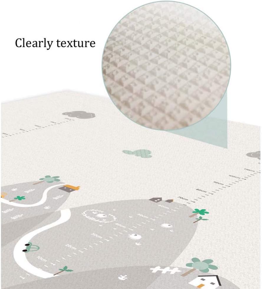 Homieco Kid Tapis De Jeu Tres Grand Tapis Confortable Pour Bebe Tapis Glissant Double Face Tapis Antiderapant Tapis Impermeable Execrise 78 7 X 70 8 Pouces Type A Bebe Puericulture La Chambre De Bebe