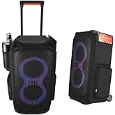 Outdoor KTV Speaker Cover for JBL PartyBox Stage 320 Wireless Speaker Portable Microphone Audio Cable Large Capacity Storage,Multifunctional Protect Case for JBL PartyBox 320 Case