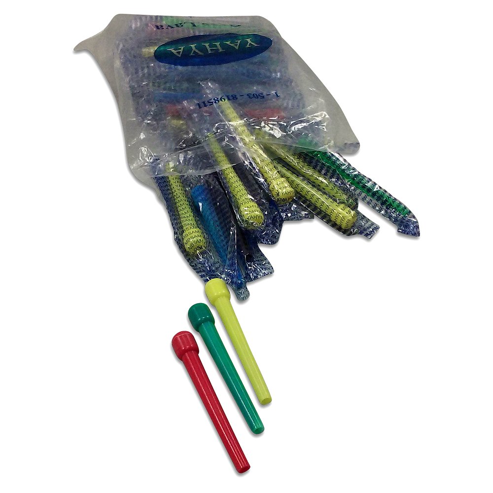 50 Extra Long Color Male Hookah Hose Mouth Tips in a bag