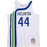 Atlanta Hawks Maravich 44 Jersey - White - SMJY3330 by Mitchell & Ness