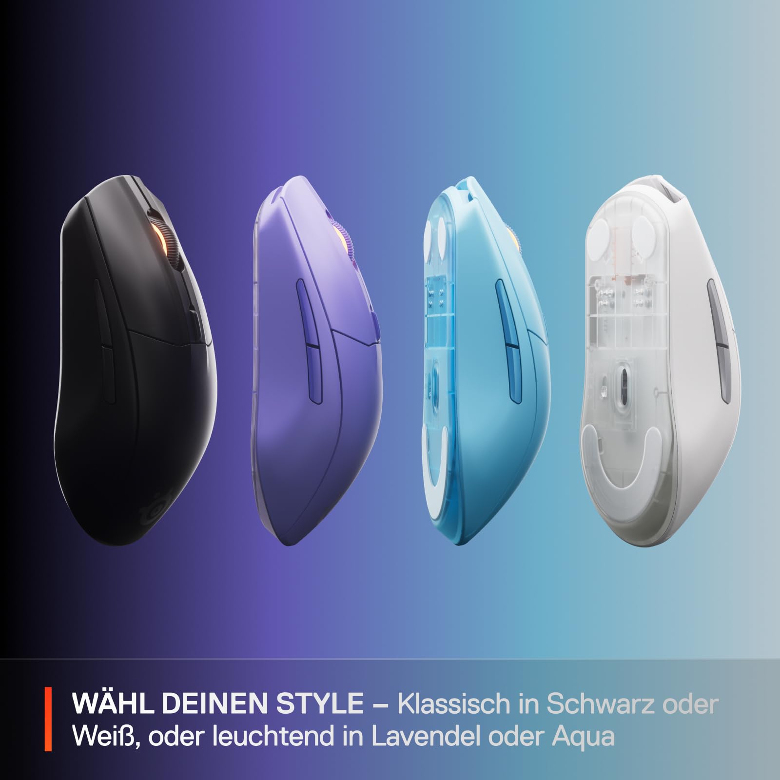 SteelSeries Rival 3 Wireless Gen 2 Gaming-Maus – 2,4 GHz und Bluetooth – 18.000 DPI TrueMove Air-Optiksensor – 60 Mio. Klicks garantiert – Ultraleicht – PTFE-Gleitfüße - Schwarz 7