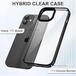 LoeoeL for iPhone 12 Mini Case Clear, Transparent