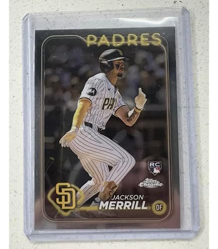 Amazon.com: 2024 Topps Chrome #207 Jackson Merrill RC Rookie San 
