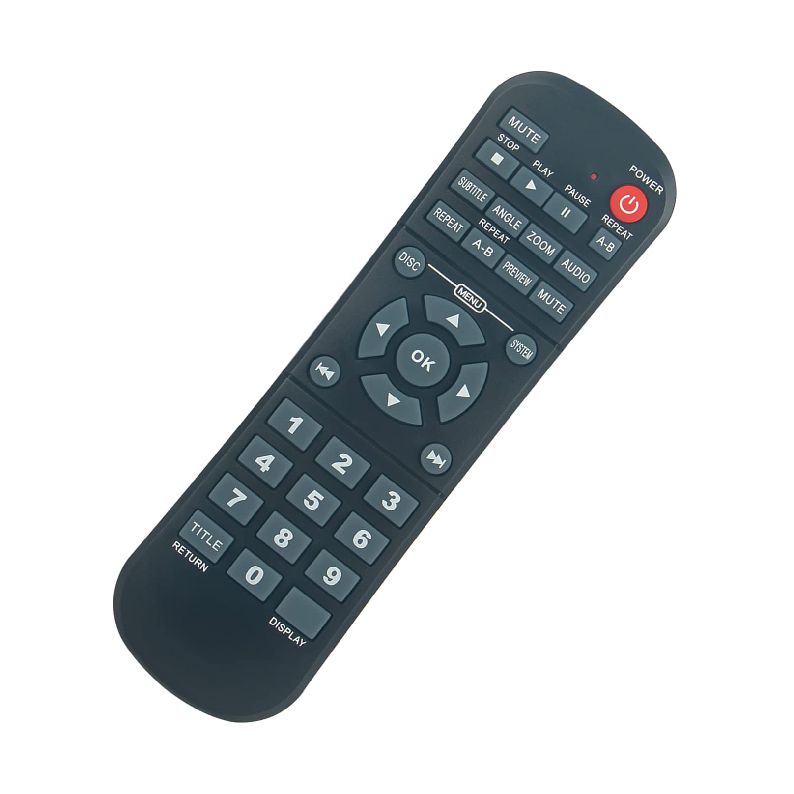 RC2K16 Replacement Remote Control -VINABTY-fit for Philips DVD Blu-ray Player RC2K16 remote control DVP520/02 DVD625/051 DVD724/173 DVP3500 DVDQ35 32PF9966 DVP5100 50PF996637