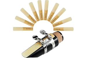 SUEWIO Bb Clarinet Traditional Reeds, Strength 2.5, Box of 10