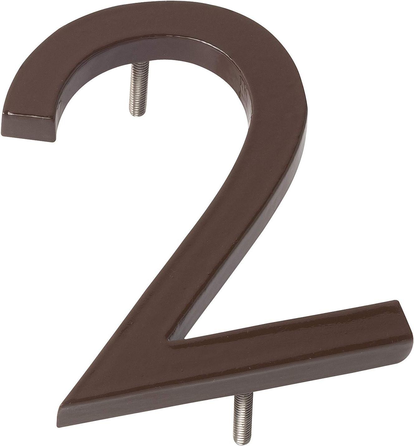 Address Signs - Montague Metal Products MHN-08-F-RB1-2 Solid Aluminum Modern Floating Address House Numbers, 8