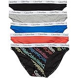 Calvin Klein Women's Carousel Logo Pride Cotton Stretch Bikini Panties, Multipack