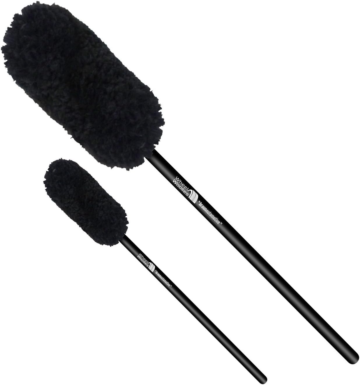 Wheel Woolies - 2 Piece Original Wheel Cleaning Brushes (Large and Medium Brushes) Genuine From USA
