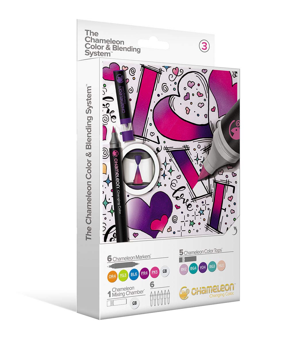 Chameleon Color & Blending System, 6 Pens + 6 Tops - Set 3