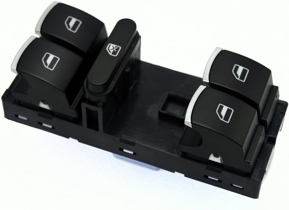 Pixnor Car Power Window Switch for Volkswagen VW Jetta Golf GTI Tiguan Touran Caddy Passat CC