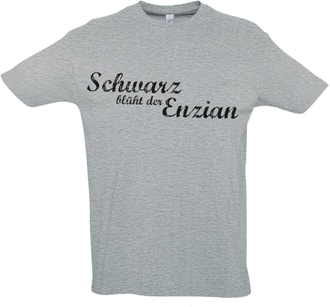 Heino T Shirt Schwarz Bluht Der Enzian Herren L Amazon De Bekleidung amazon de