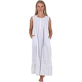 The 1 for U Naomi 100% Cotton Sleeveless Nightgowns for Women - XS - 3X