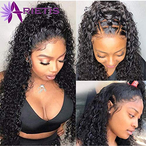 ARIETIS-Hair-16-inch-13x4-Lace-Front-Wigs-Water-Wave-Pre-Plucked-With-Baby-Hair-Brazilian-Virgin-Remy-Hair-Human-Hair-for-Black-Women-150-Density-Natural-Color