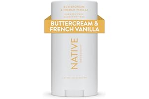 Native Aluminum-Free Clean Deodorant with Natural Derived Ingredients, 72HR odor control | Deodorant for Women and Men | Baking Soda, Coconut Oil, Shea Butter | Buttercream & Vanilla