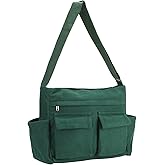 RTGNEI Corduroy Messenger Bag for School Satchel Tote Bag Women/Men Hobo Bags