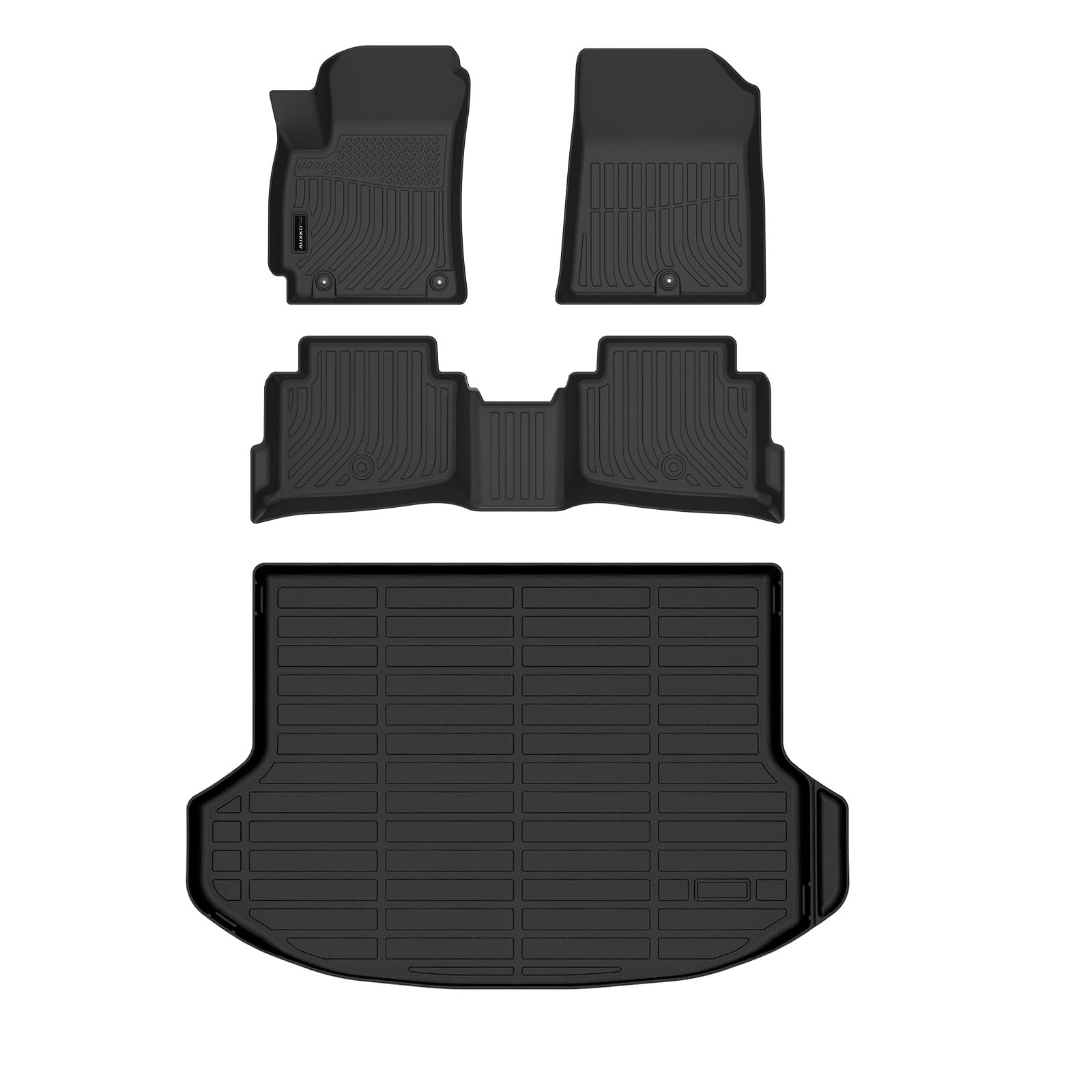 Photo 1 of Auxko All Weather Floor Mats Cargo Mat for Kia Seltos 2024 2025 2026 TPE Liners All Season Accessories Guard Odorless Anti-Slip Floor Liners Trunk Tray for Kia Seltos 2026 2025 2024