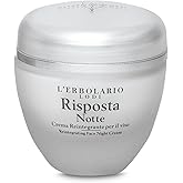 L'Erbolario Risposta Night Reintegrating Face Cream, 1.6 oz, Face Moisturizer, with Shea Butter, Moisturizing and Nourishing, Cruelty-Free