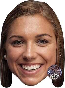 Alex Morgan Celebrity Mask Flat Card Face Fancy Dress Mask Amazon Co Uk Toys Games
