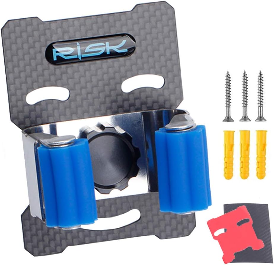 Bike Storage Clip,Stationary Garage Bike Stand Wall Mount Tire Rack Portable Bike Rack.Use Indoor and Outdoor，W/A Protective Wall Sticker: Home Improvement