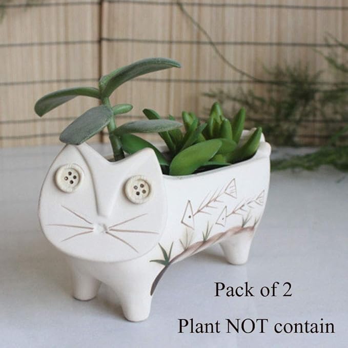 Calunce Plant Pot Cute Animal Shape Planter Succulent
